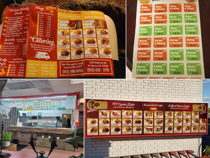 GATOR FISH N' CHICKEN Menu