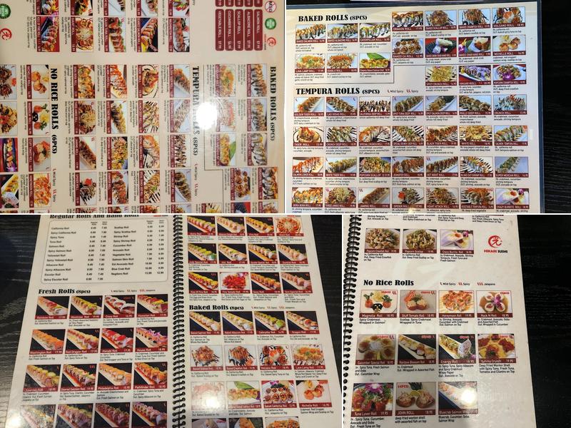Hikari Sushi Menu