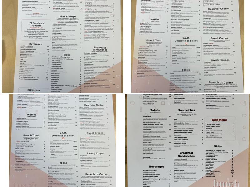Poached Menu