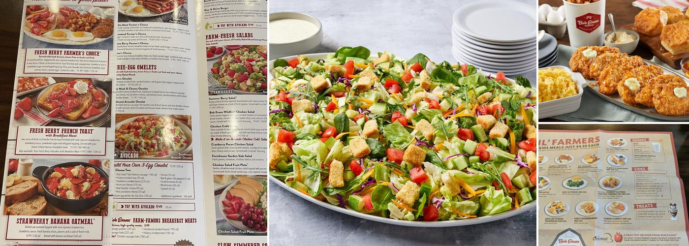 Bob Evans Menu