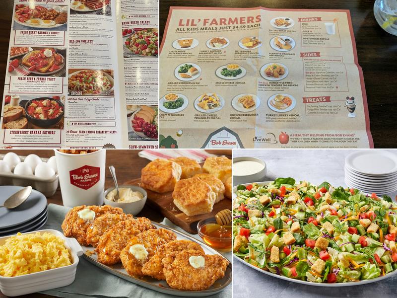 Bob Evans Menu