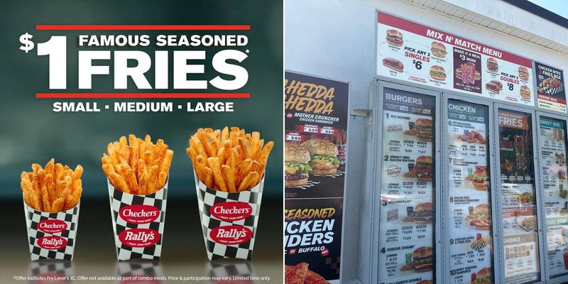 Checkers Menu