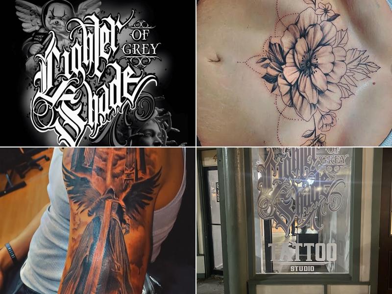 Lighter shade of grey