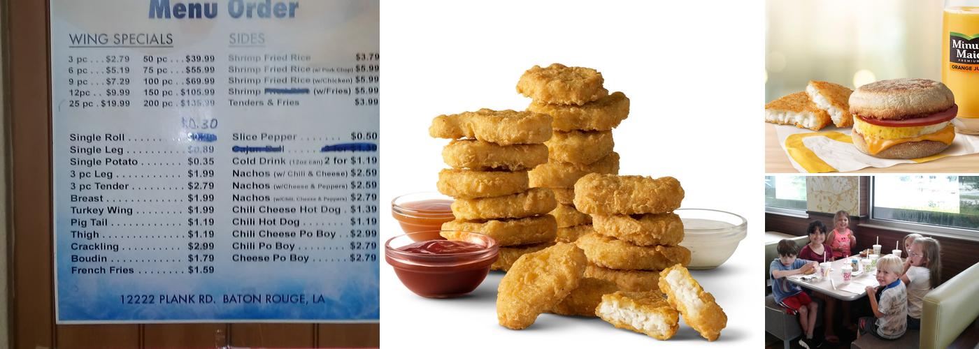 McDonald's Menu