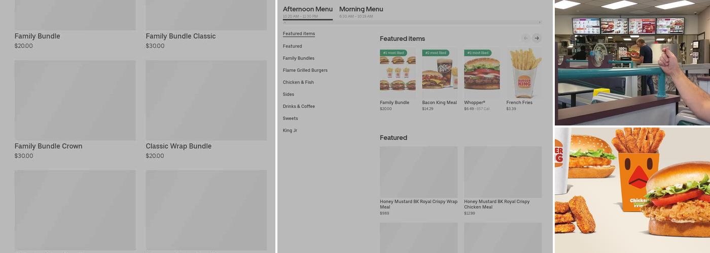 Burger King Menu