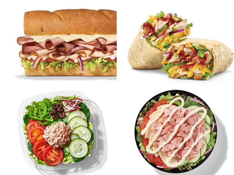 Subway Menu