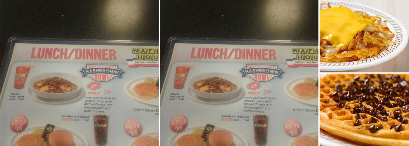 Waffle House Menu