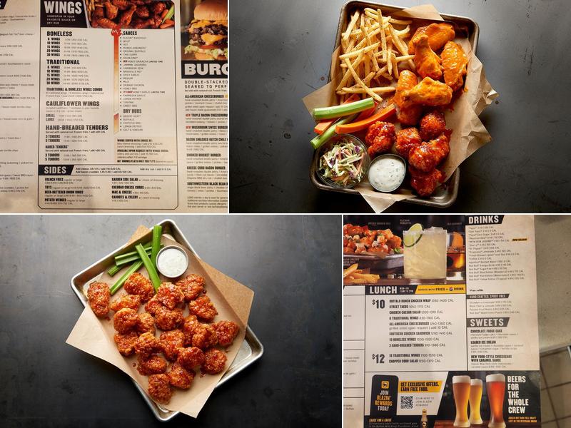 Buffalo Wild Wings Menu