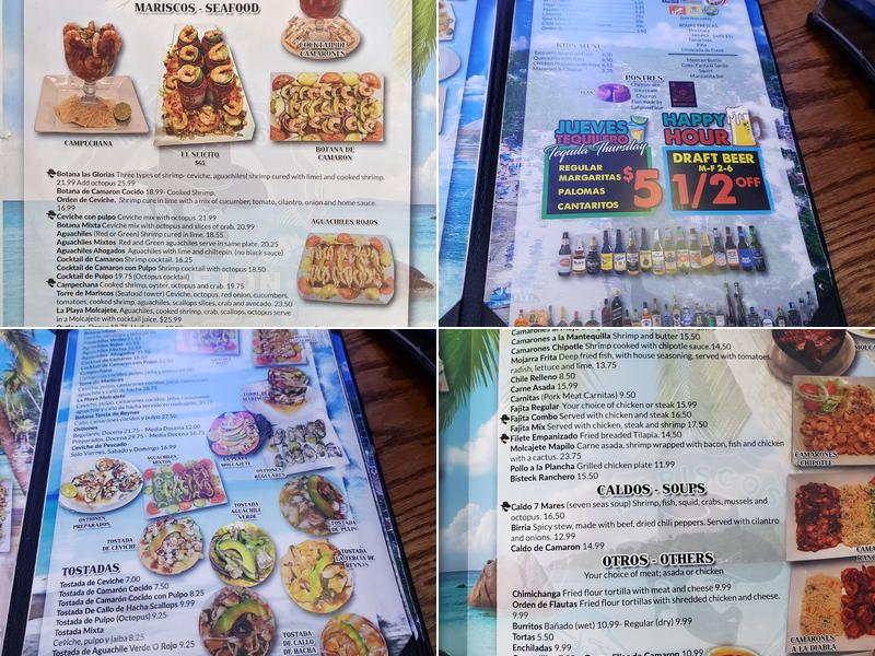 MARISCOS EL VIEJON Menu