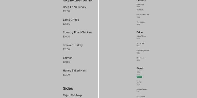 Gyros Menu