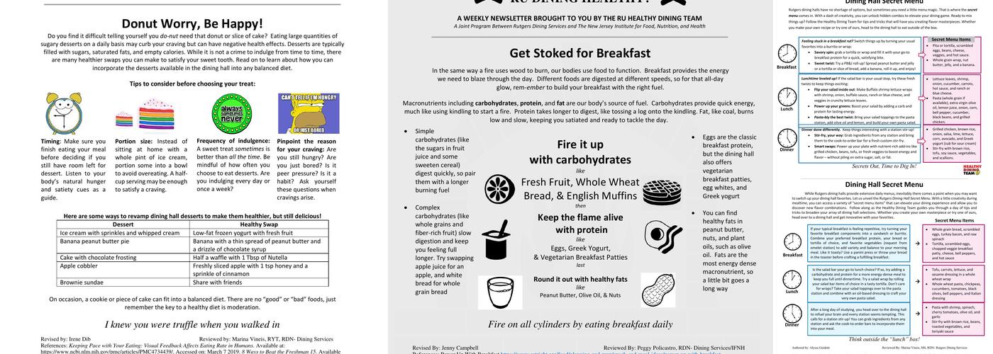 Cook Cafe Menu