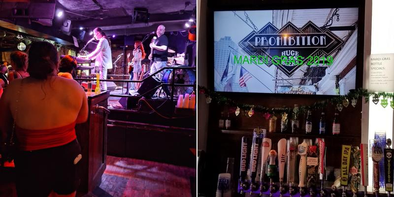 Prohibition Menu