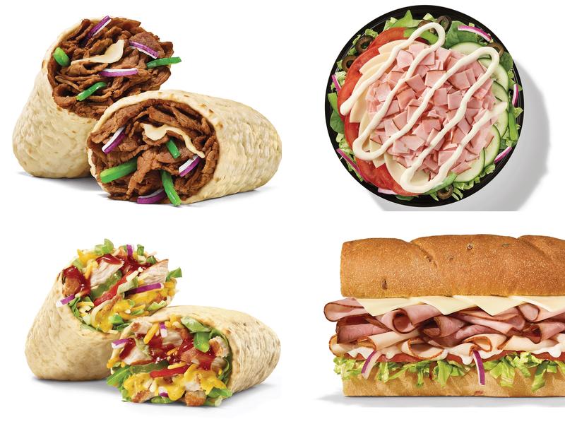 Subway Menu