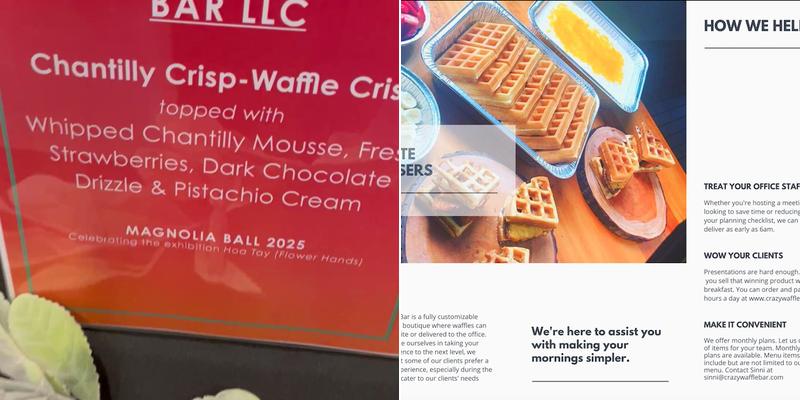 Crazy Waffle Bar Menu