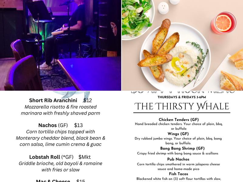 Thirsty Whale Menu