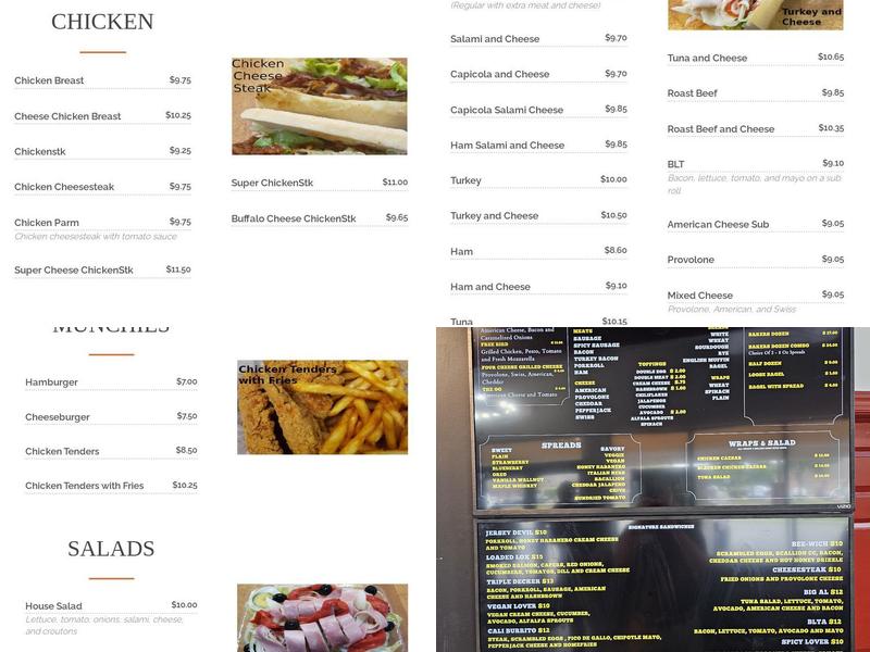 Vic's Subs Menu