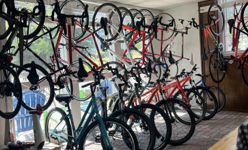 Just Riding Along Bicycle and Coffee Shop