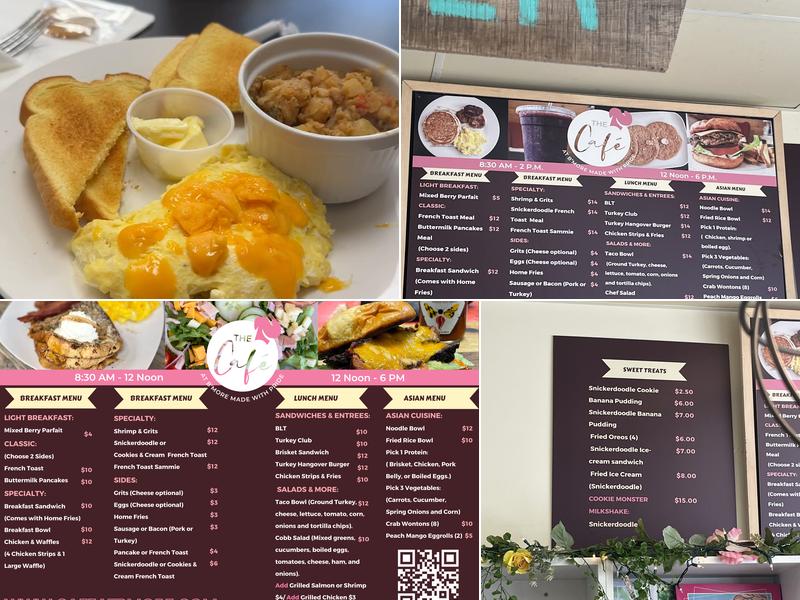 The Cafe @ B'More Made with Pride Menu