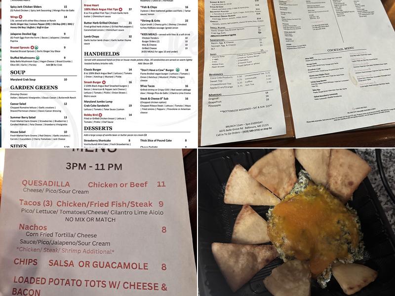 9Five Kitchen & Bar Menu