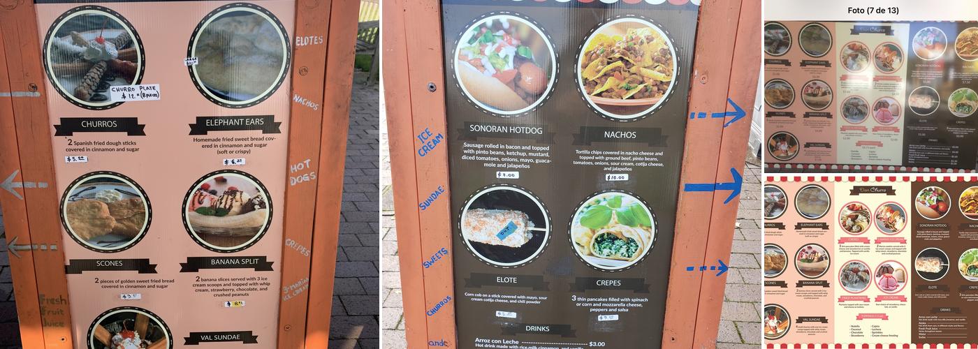 Don Churro Menu