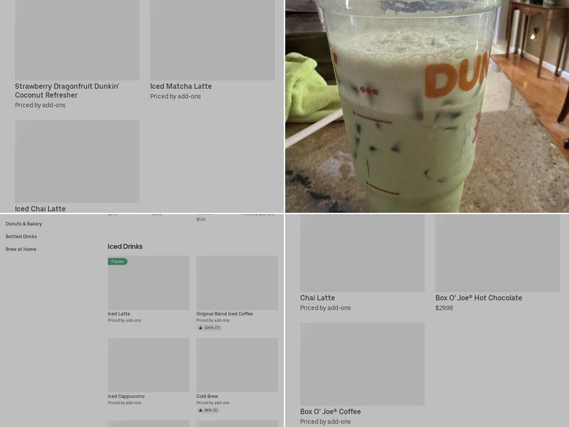 Dunkin' Menu