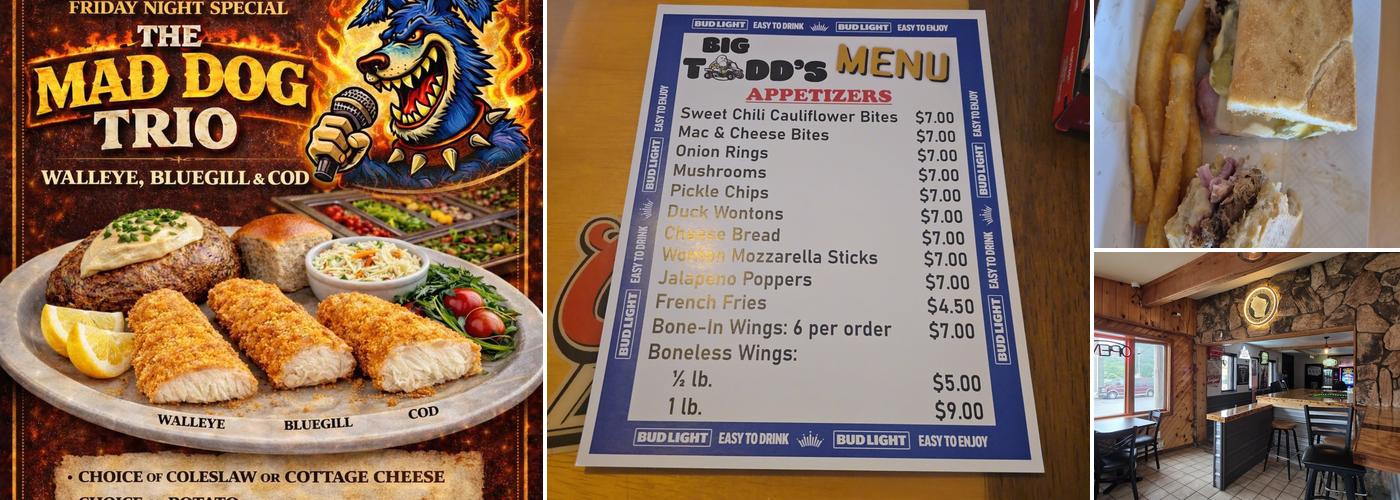 Command Post Saloon Menu