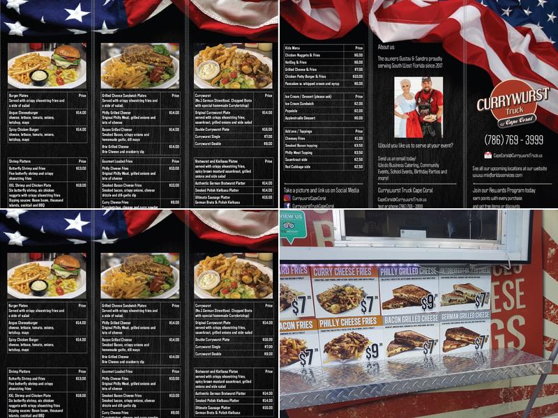 Currywurst Truck Cape Coral Menu