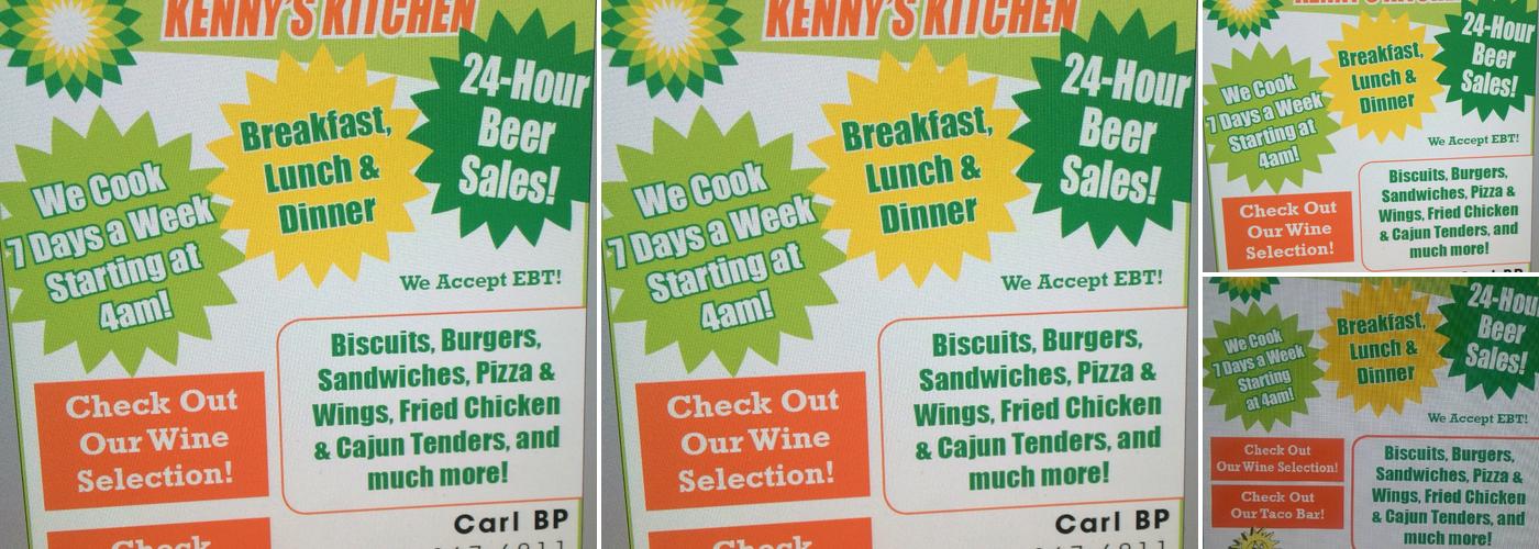 Kenny's Kitchen Menu
