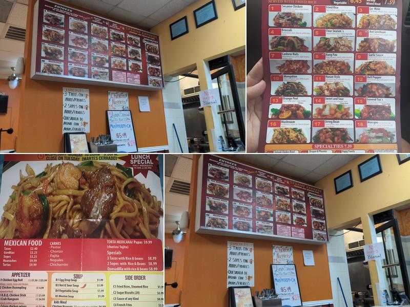 Sesame Express Menu