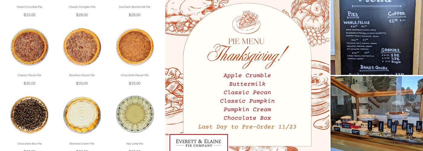Everett & Elaine Menu