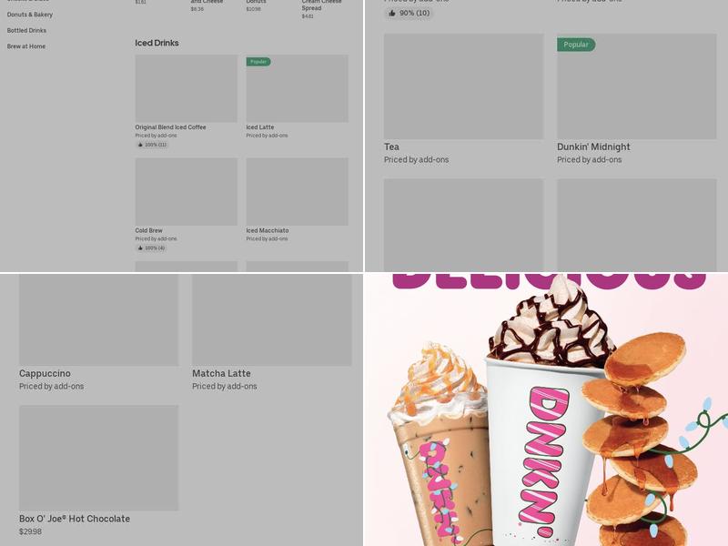 Dunkin' Menu