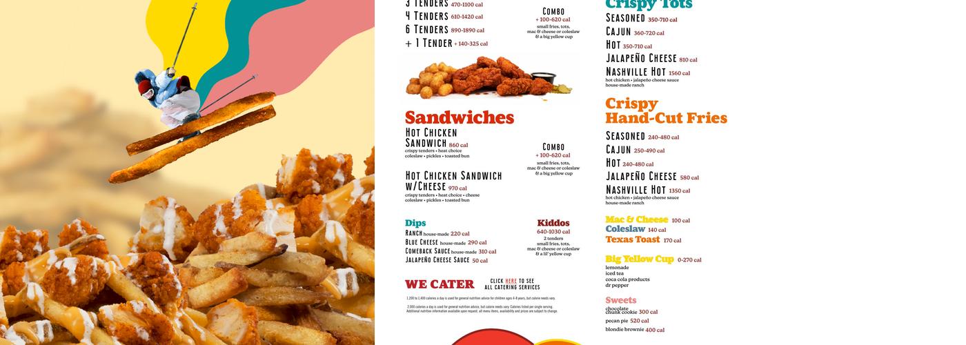 Trailer Birds Menu