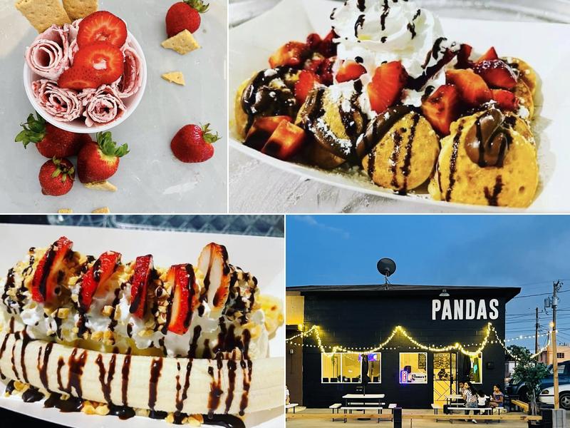 Panda's Rolled icecream