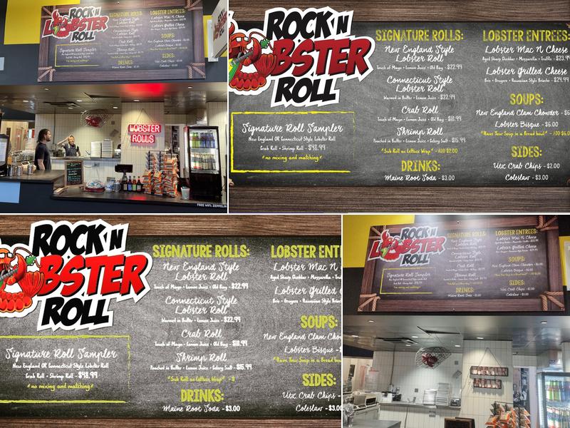 ROCK N LOBSTER ROLL Menu