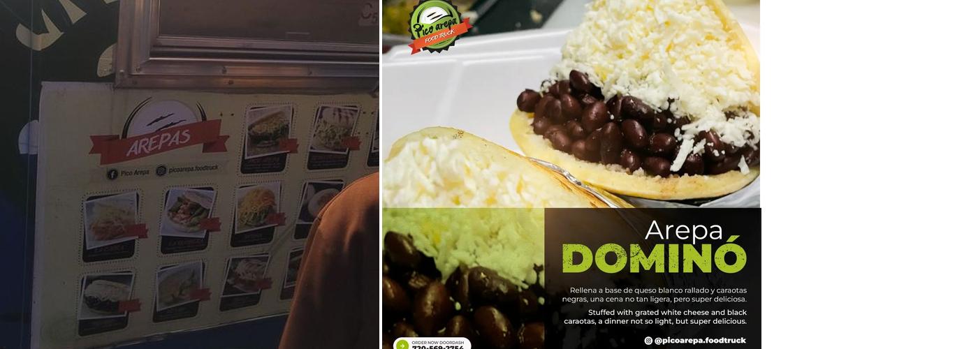 Pico Arepa Food Truck Menu
