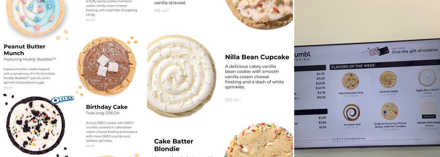 Crumbl - Milford Menu