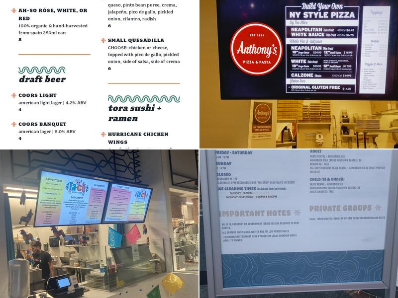 Milepost Zero Menu