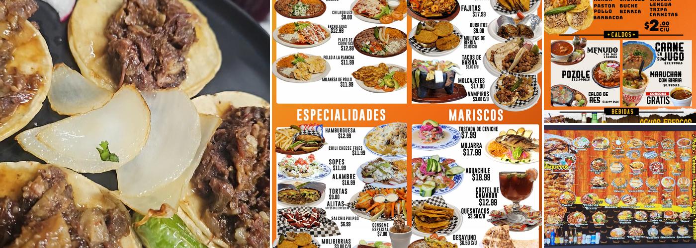 Tacos Los Vaqueros #4 Menu