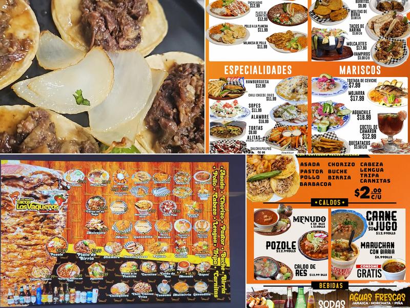 Tacos Los Vaqueros #4 Menu