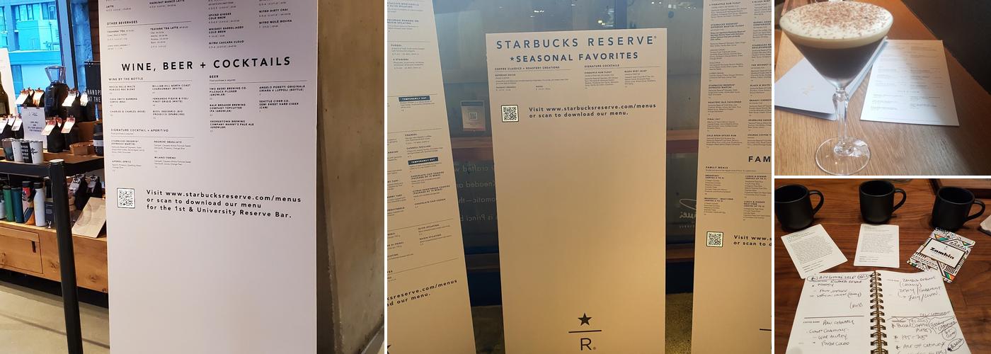 Starbucks Menu
