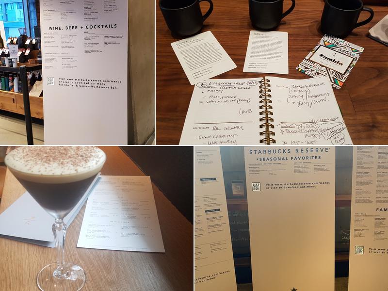 Starbucks Menu