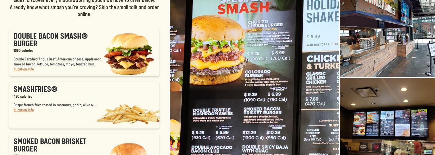 Smashburger Menu