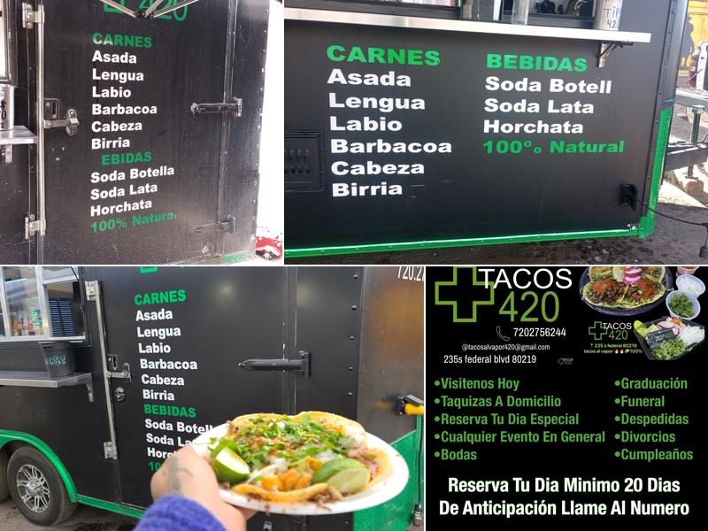 Tacos 420 Menu