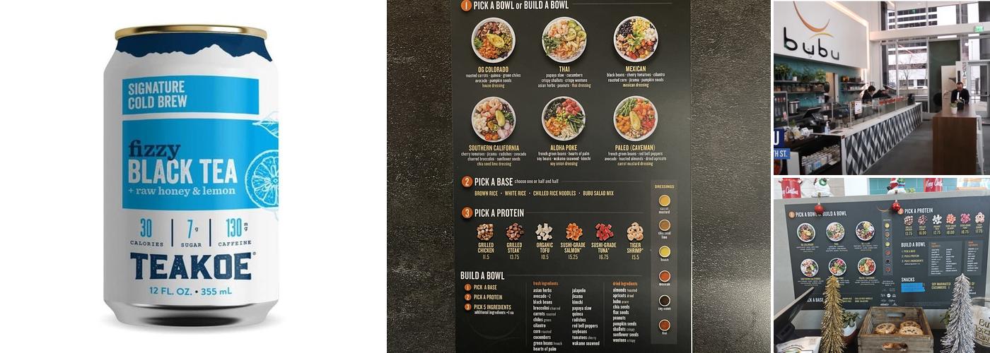 Bubu - Granite Tower Menu