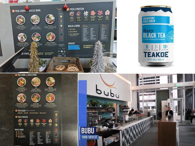 Bubu - Granite Tower Menu