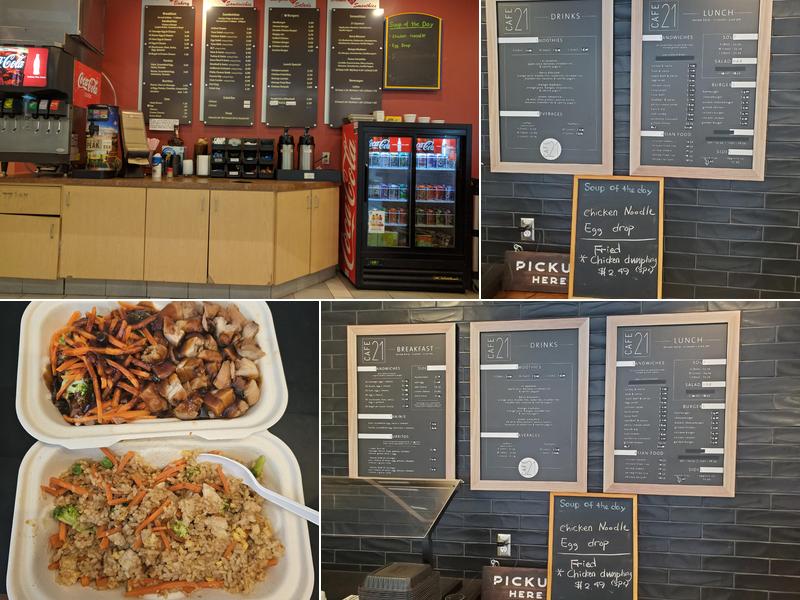 Cafe 21 Express Menu