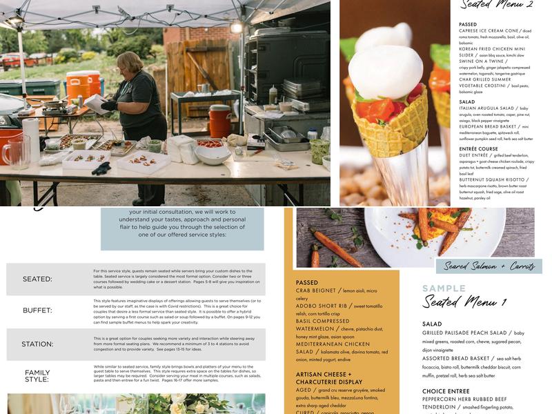 Catering By Design Menu