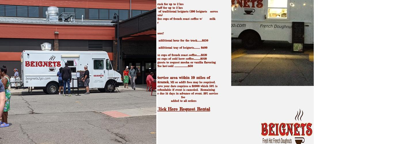 BEIGNETS 2 GO FRENCH DOUGHNUTS Menu