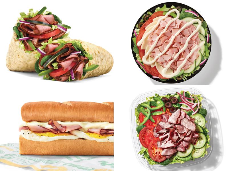 Subway Menu