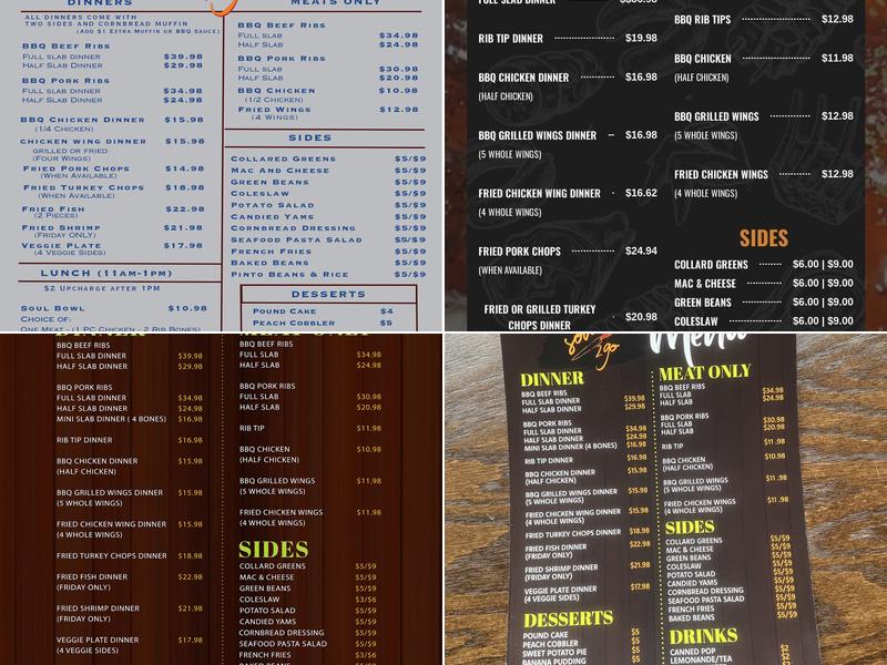 Soul 2 Go Menu